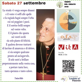 Sabato 27 settembre 2025